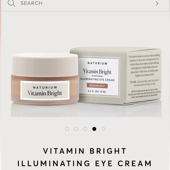 NIB Naturium VITAMIN BRIGHT ILLUMINATING EYE CREAM $44 duo (2) includes both - Picture 4 of 5